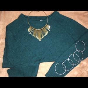 Turquoise sweater